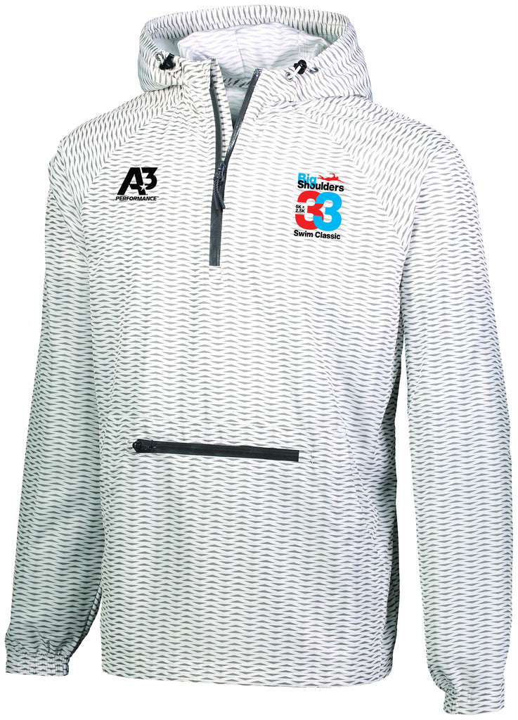 2024 Big Shoulders Range Packable Pullover - White / Adult Small