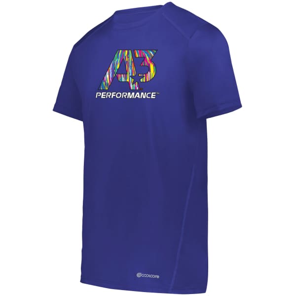 A3 Performance Coolcore® Essential Tee - Small / Purple 747 - Team Apparel