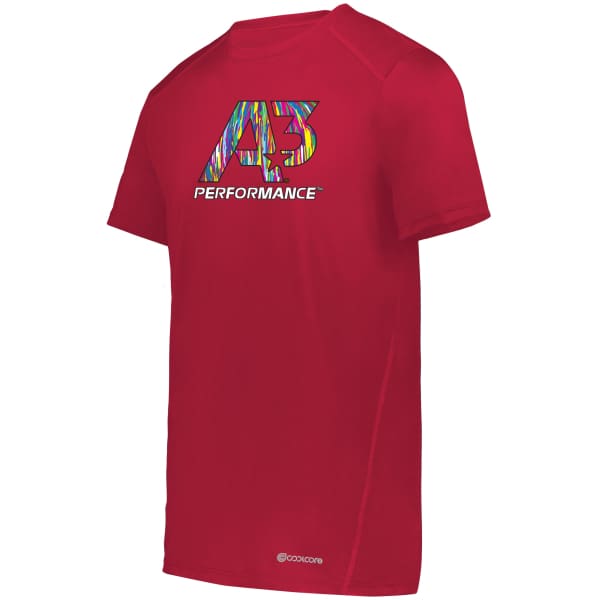 A3 Performance Coolcore® Essential Tee - Small / Scarlet 083 - Team Apparel