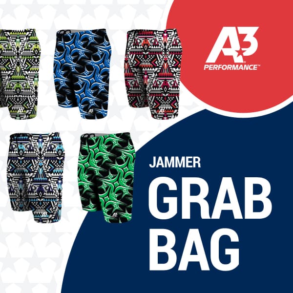 A3 Performance Grab Bag Male Jammer Swimsuit - 22 - Male