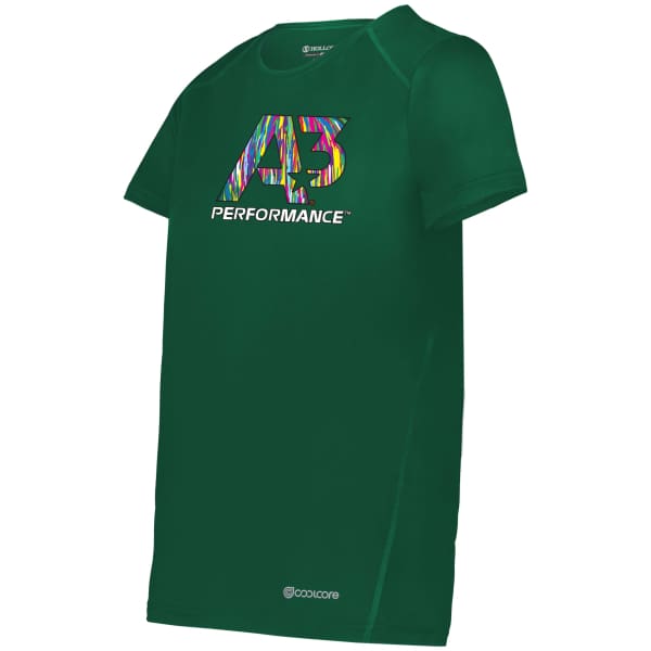 A3 Performance Ladies Coolcore® Essential Tee - Small / Dark Green 035 - Team Apparel