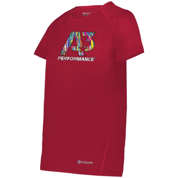 A3 Performance Ladies Coolcore® Essential Tee - Small / Scarlet 083 - Team Apparel