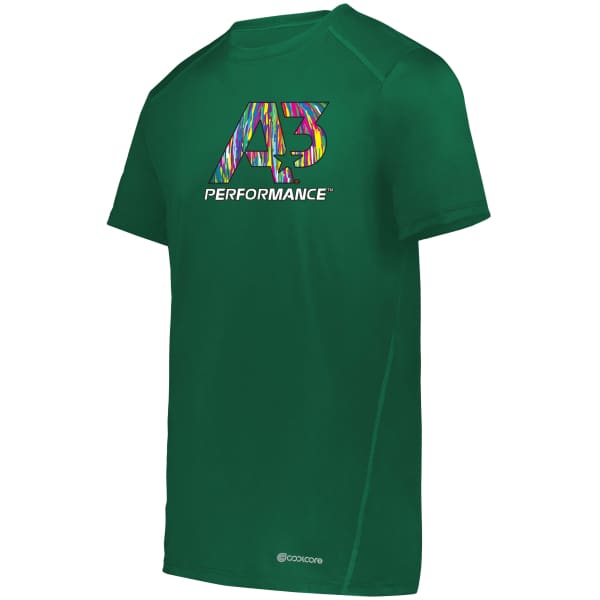 A3 Performance Youth Coolcore® Essential Tee - Youth Small / Dark Green 035 - Team Apparel