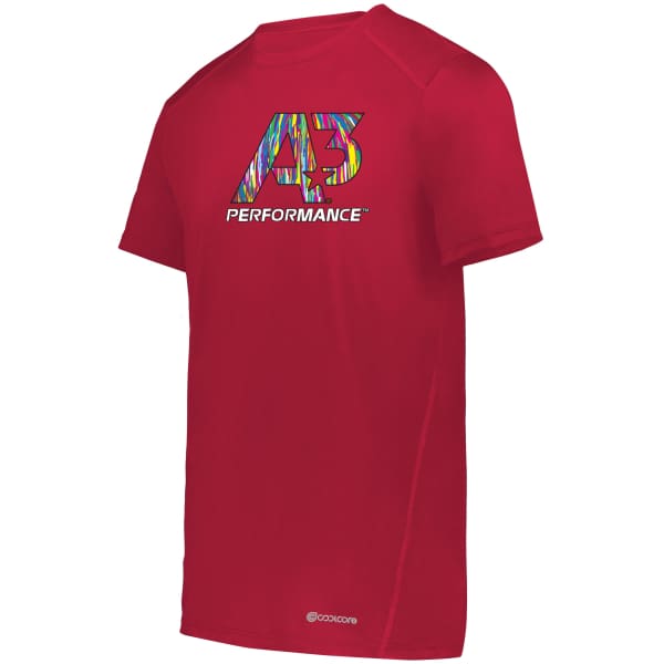 A3 Performance Youth Coolcore® Essential Tee - Youth Small / Scarlet 083 - Team Apparel