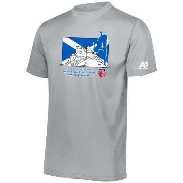 AAU DIVE SCOTLAND EVENT TSHIRT - SILVER / Adult Small - AAU - USA