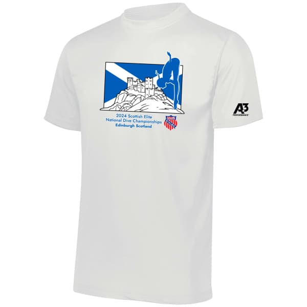 AAU DIVE SCOTLAND EVENT TSHIRT - WHITE / Adult Small - AAU - USA