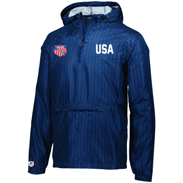 AAU RANGE PACKABLE PULLOVER - Navy / Youth Small - AAU - USA