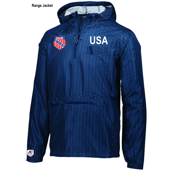 AAU RANGE PACKABLE PULLOVER - Navy / Youth Small - AAU - USA