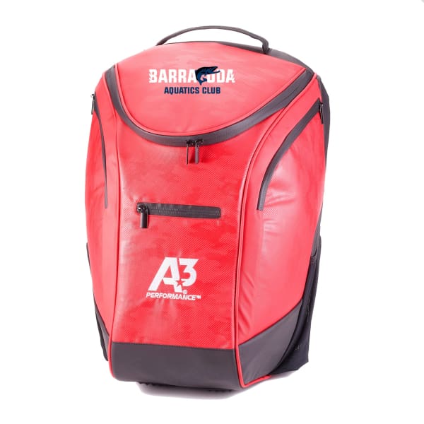 Barracuda Competitor Backpack - Red 400 - Barracuda Aquatic Club