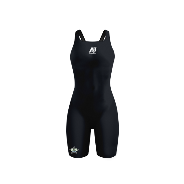 Custom Texas Elite Swim Team Logo Nova Kneeskin - 18 / Black 100 - Team Apparel