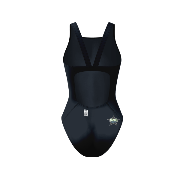 Custom Texas Elite Swim Team Nova Female Tank - Black 100 / 18 - Team Store