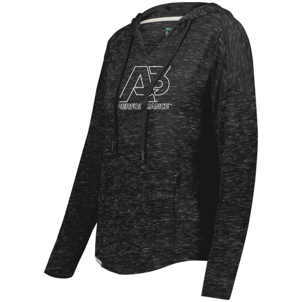 Ladies Monterey Hoodie - Black Heather K94 / Adult X-Small - Apparel