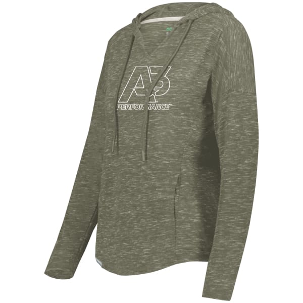 Ladies Monterey Hoodie - Olive Heather 49N / Adult X-Small - Apparel