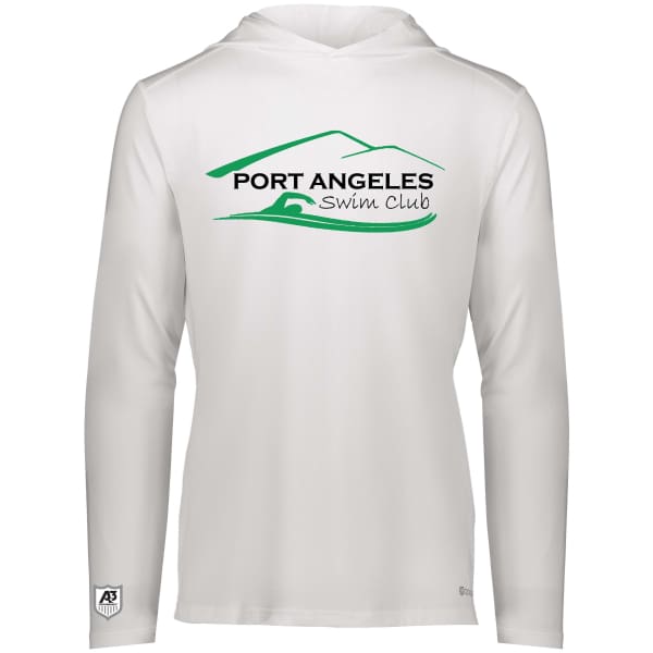 PASC Electrify Coolcore Hoodie - White / S - Port Angeles Swim Club