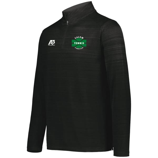 STSC Pursuit Pullover - Black / Adult Small - Salem Tennis + Swim Club