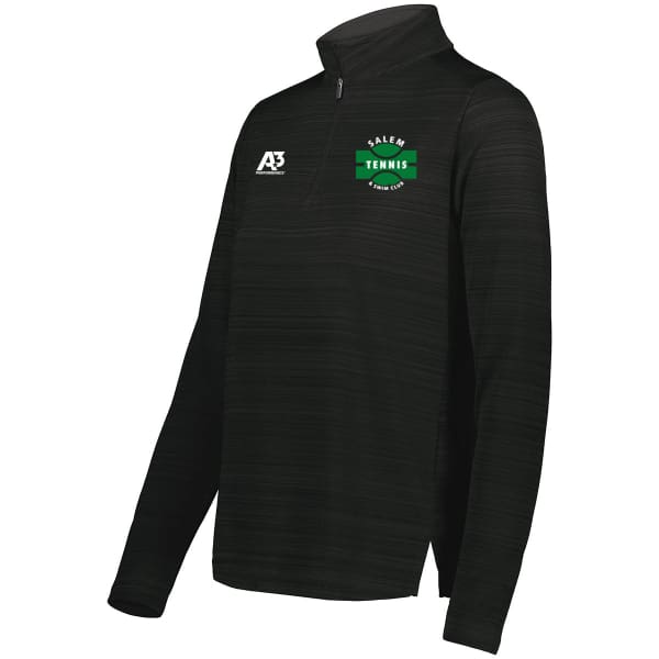 STSC Pursuit Pullover - Black / Ladies Small - Salem Tennis + Swim Club