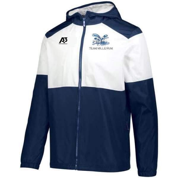 Team Millennium SERIESX JACKET - Navy/White / Adult Small - Team Millenium Y2K