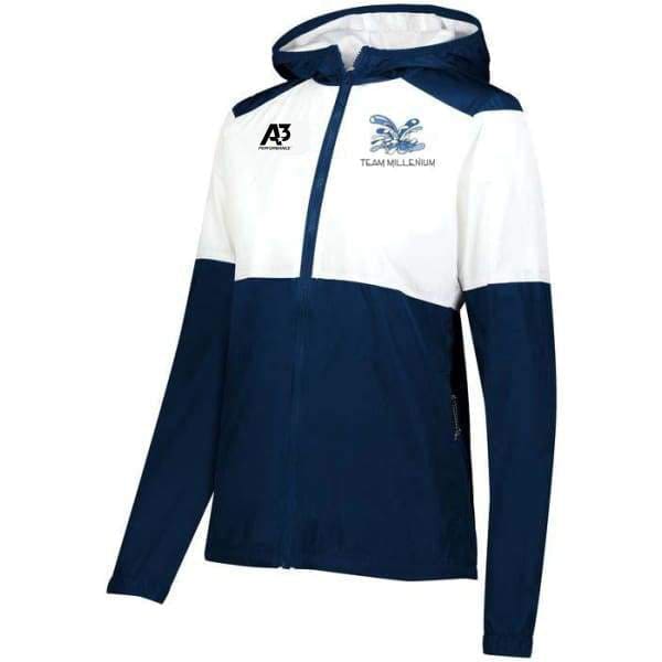 Team Millennium SERIESX JACKET - Navy/White / Ladies Small - Team Millenium Y2K