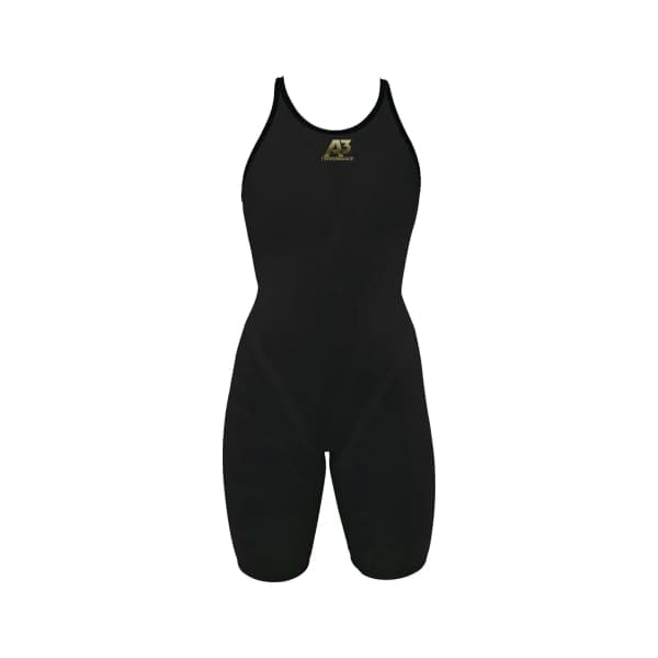 A3 Performance PHENOM Female Closed Back Technical Racing Swimsuit - Black 100 / 18 - Female