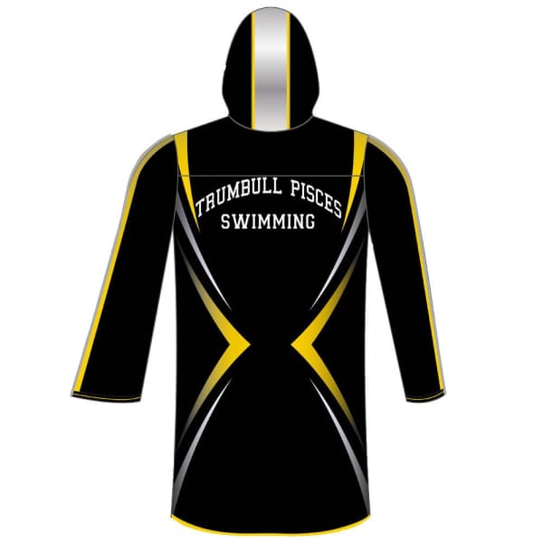 Trumbull Pisces Custom Team Parka - Trumbull Pisces Swimming